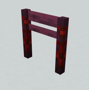Crimson wood support