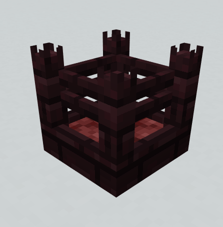 Nether brick bridge