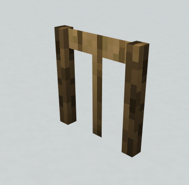 Oak wood support