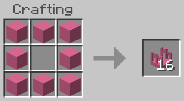 Craft pink concrete bridge