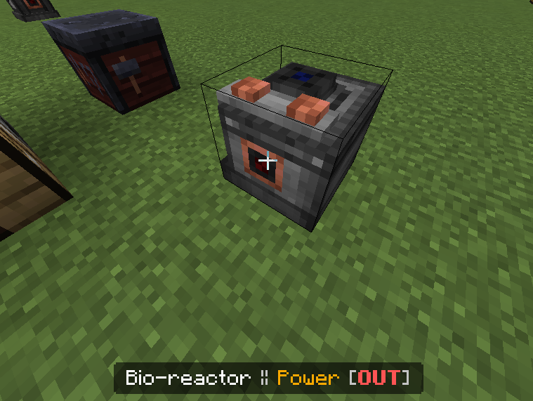 Looking at machine port