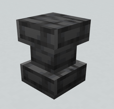 Polished deepslate support