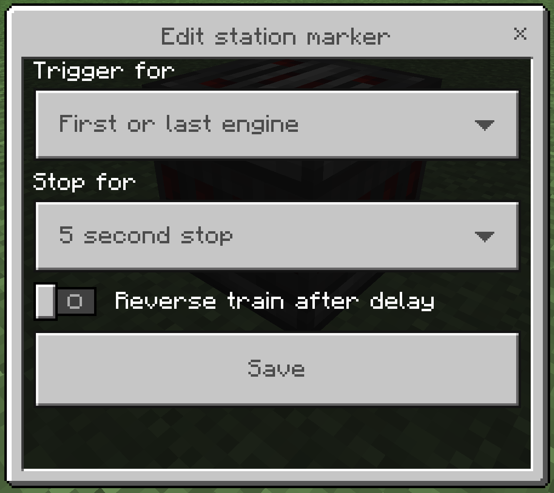 Station Marker Interface