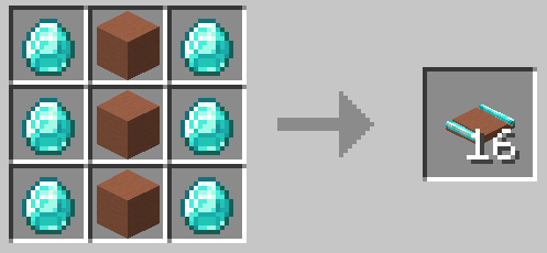 Terracotta Embedded Diamond Track