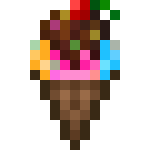 Unhealthy ice cream
