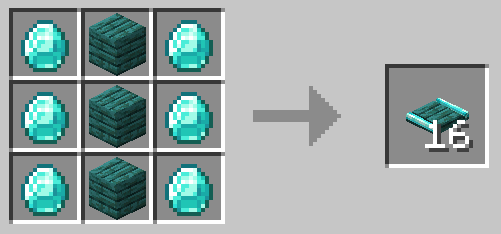 Warped Planks Embedded Diamond Track