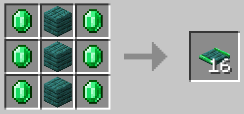 Warped Planks Embedded Emerald Track