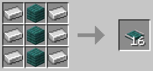 Warped Planks Embedded Iron Track