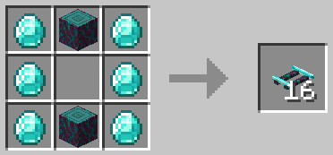 Warped tied diamond track