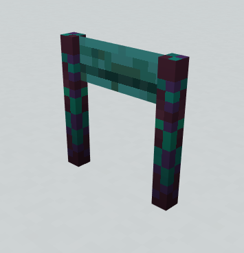 Warped wood support