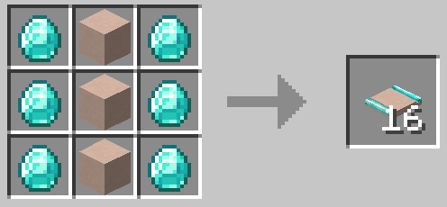White Terracotta Embedded Diamond Track