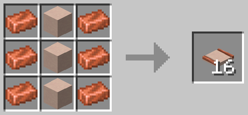 White Terracotta Embedded Copper Track