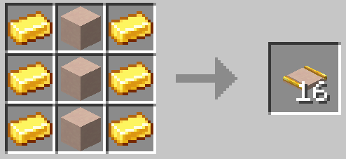 White Terracotta Embedded Gold Track