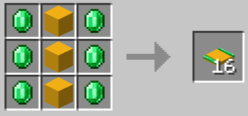 Yellow Concrete Embedded Emerald Track