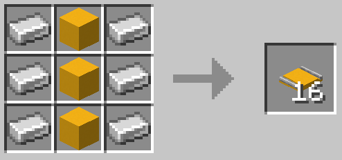 Yellow Concrete Embedded Iron Track