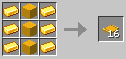 Yellow Concrete Embedded Gold Track