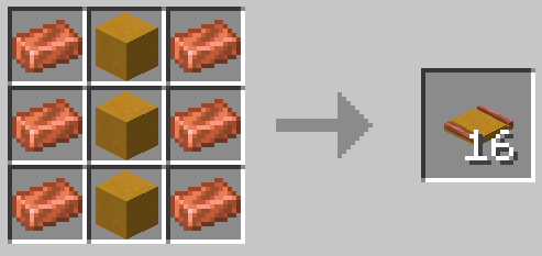 Yellow Terracotta Embedded Copper Track