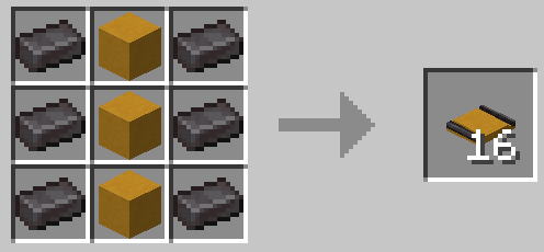 Yellow Terracotta Embedded Netherite Track