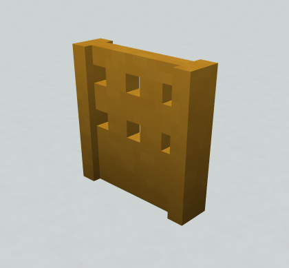 Yellow terracotta support